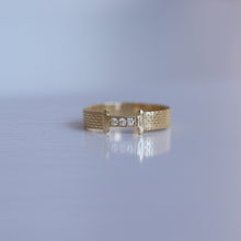 Load image into Gallery viewer, Woven Diamond Ring, Minimal Stacking Ring, Thin Gold Ring, Rose Gold, Promise Ring, Everyday Jewelry, Mother's Day, Birthday Gift