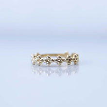 Load image into Gallery viewer, 14K Gold Beaded Ring, Minimal Stackable Ring, Thin Gold Ring, Rose Gold, White Gold, Yellow Gold, Everyday Jewelry, Mother's Day, Birthday