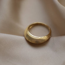 Load image into Gallery viewer, 14K Gold Dome Ring, Minimal Stackable Ring, Gold Ring, Wedding Band, Everyday Jewelry, Mother's Day, Birthday, Plain Gold Ring, Gift for Her