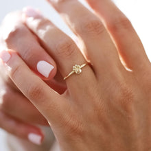 Load image into Gallery viewer, 14k Real Solid Gold Dog Paw Ring, Gold Statement Ring, Gold Animal Symbol Ring, Dog Cat Paw Ring, Pet Memorial Gift, Pet Lover Gift