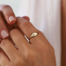 Load image into Gallery viewer, Rounded Dome Ring, 14k Gold, Minimalist Gold Ring, Stacking Jewelry, Unisex Jewelry, Pinky Ring, Retro Ring, Birthday Gift, Rose Gold