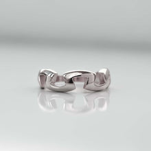 Load image into Gallery viewer, 14k Real Gold Irregular Ring , Gold Stakcable Ring, Minimalist Jewelry, Gold Geometric Band, Unique Design Band, Gold Dainty Zigzag Band