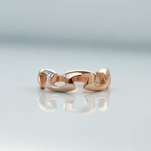 Load image into Gallery viewer, 14k Real Gold Irregular Ring , Gold Stakcable Ring, Minimalist Jewelry, Gold Geometric Band, Unique Design Band, Gold Dainty Zigzag Band