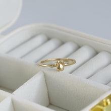 Load image into Gallery viewer, 14k Real Solid Gold Dog Paw Ring, Gold Statement Ring, Gold Animal Symbol Ring, Dog Cat Paw Ring, Pet Memorial Gift, Pet Lover Gift