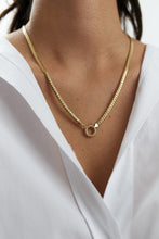 Load image into Gallery viewer, 3mm Curb Chain Necklace with Spring Clasp