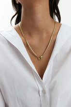 Load image into Gallery viewer, 3mm Curb Chain Necklace with Spring Clasp