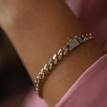 Load image into Gallery viewer, Diamond Curb Chain Bracelet