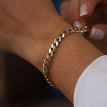 Load image into Gallery viewer, Diamond Curb Chain Bracelet