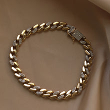 Load image into Gallery viewer, Diamond Curb Chain Bracelet