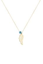 Load image into Gallery viewer, Gold Angel Wing Necklace