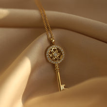Load image into Gallery viewer, Diamond Key Necklace