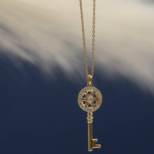 Load image into Gallery viewer, Diamond Key Necklace