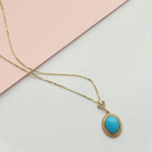 Load image into Gallery viewer, Turquoise Pendant Necklace