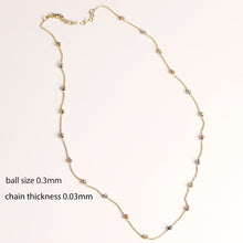 Load image into Gallery viewer, Tri Color Dorica Beads Necklace