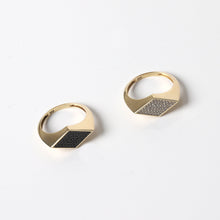 Load image into Gallery viewer, Pavé Diamond Kite Shaped Ring