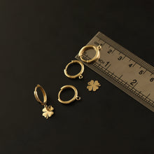 Load image into Gallery viewer, Four-Leaf Clover Shamrock Earrings