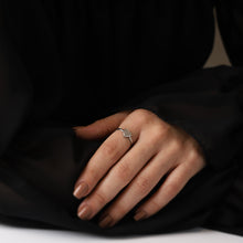 Load image into Gallery viewer, Solitaire Heart Stackable Ring