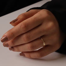 Load image into Gallery viewer, Mini Solitare Heart Stackable Ring