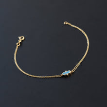 Load image into Gallery viewer, Dainty Hamsa Bracelet
