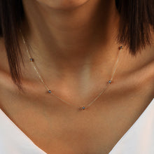 Load image into Gallery viewer, Evil Eye Bezel Necklace