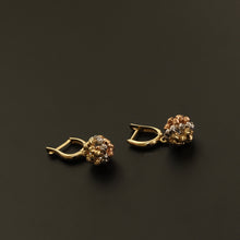 Load image into Gallery viewer, Tri-Color Dorica Beads Drop Earrings