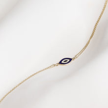Load image into Gallery viewer, Mini Enamel Evil Eye Bracelet