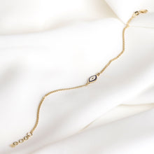 Load image into Gallery viewer, Mini Enamel Evil Eye Bracelet