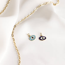 Load image into Gallery viewer, Forzatina Chain Necklace with Evil Eye Pendant