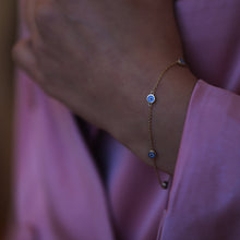 Load image into Gallery viewer, Evil Eye Chain Bracelet