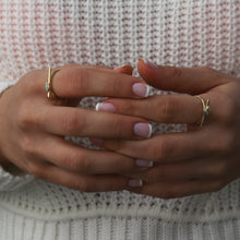 Load image into Gallery viewer, Evil Eye Rectangular Ring