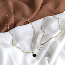Load image into Gallery viewer, Personalized Gold Mini Initial Necklace