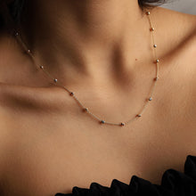 Load image into Gallery viewer, Tri Color Dorica Beads Necklace