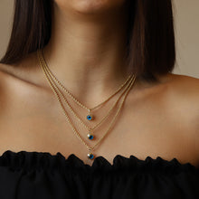Load image into Gallery viewer, Rope Chain Evil Eye Necklace