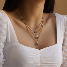 Load image into Gallery viewer, Rope Chain Evil Eye Necklace