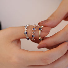 Load image into Gallery viewer, Evil Eye Eternity Ring
