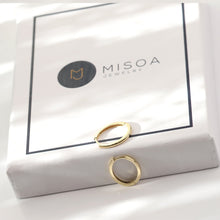 Load image into Gallery viewer, Oval Huggie Earrings