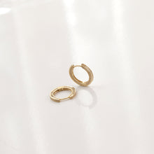Load image into Gallery viewer, Mini Huggie Earrings with Cubic Zirconia