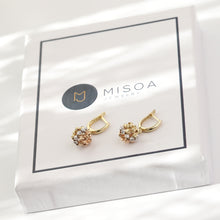 Load image into Gallery viewer, Tri-Color Dorica Beads Drop Earrings