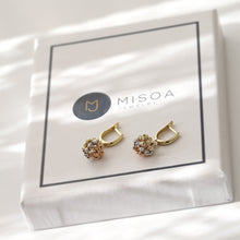 Load image into Gallery viewer, Tri-Color Dorica Beads Drop Earrings