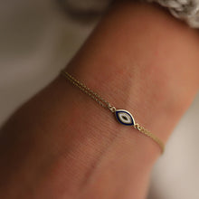 Load image into Gallery viewer, Mini Enamel Evil Eye Bracelet
