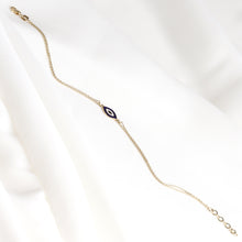 Load image into Gallery viewer, Mini Enamel Evil Eye Bracelet