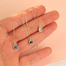 Load image into Gallery viewer, Dainty Evil Eye Necklace