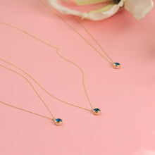 Load image into Gallery viewer, Dainty Evil Eye Necklace