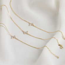 Load image into Gallery viewer, Dainty Gold Butterfly Bracelet