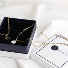 Load image into Gallery viewer, Personalized Gold Mini Initial Necklace