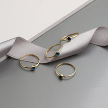 Load image into Gallery viewer, Mini Evil Eye Stackable Ring