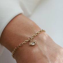 Load image into Gallery viewer, Eyelash Charm Bracelet