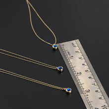 Load image into Gallery viewer, Dainty Evil Eye Necklace