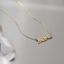 Load image into Gallery viewer, Dainty Monogram Necklace