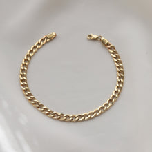 Load image into Gallery viewer, Cuban Link Curb Chain 5mm Bracelet